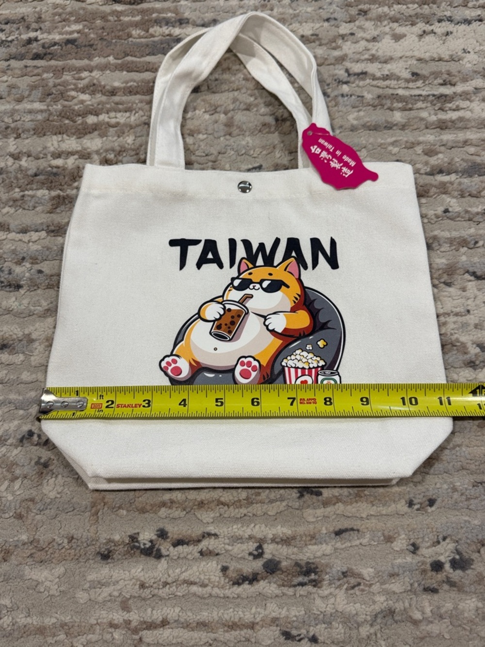 Taiwan Canvas mini Tote Bag - Picture 6 of 7